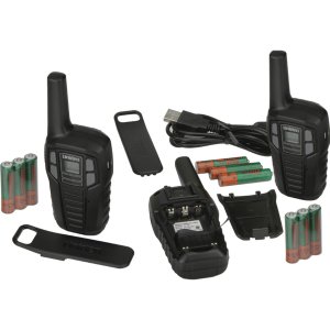 Uniden SX167-3CH 16-mile 2-way Frs And Gmrs Radios (3 Pk With 9 Batter