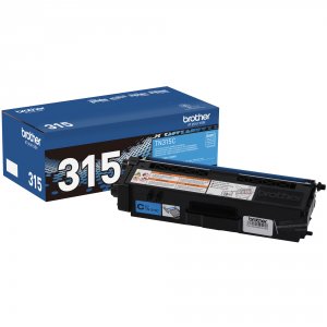 Original Brother TN315C High Yield Cyan Toner Cartridge. - Laser - 350