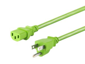 Monoprice 33606 10ft 18awg Green Power Cord