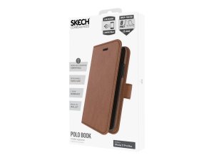 Skech SK62-PB-BRN Polo Book For Iphone 6.5in Brn