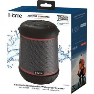 Ihome iBT158B Bt Rchg Wtrprf Spk W360 Sound