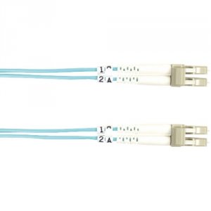 Black FO10G-005M-LCLC Fiber Patch Cable 5m 10 Gig Lc To Lc Aqu