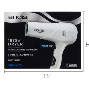 Andis 80700 1875w Tourmaline Ionic Dryer