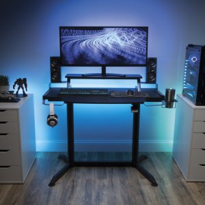 Ofm RSP-3000-BLU Respawn Height Adjust Gaming Desk Blu