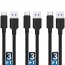 Sabrent CB-C3X3 3pk 22awg Premium 3ft Usb-c To