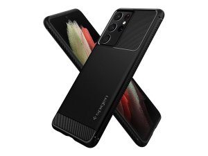 Spigen ACS02349 Rugged Armor S21 Ultra 5g Blk