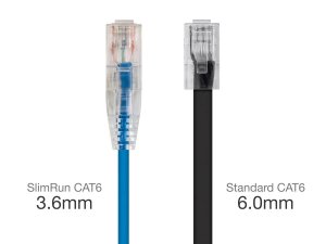 Monoprice 34639 Slimrun Cat6 Ethernet Patch Cable_ Snagless Rj45_ Stra