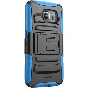 I S6-PRIME-BLUE Galaxy S6 Prime Holster Case - Blue