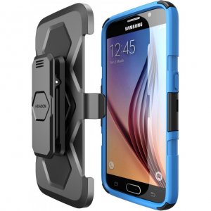 I S6-PRIME-BLUE Galaxy S6 Prime Holster Case - Blue