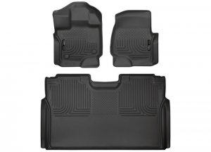 Husky 94041 Combo Front And 2nd Seat Floor Fits 2015-2020 Ford F-150 S