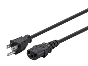 Monoprice 5284 Power Cord W 3 Cond C135-15p) - Blk 3