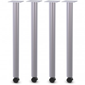 Lorell LLR 60608 Relevance Tabletop Post Legs - 1 X 227.8 , 2 Caster -