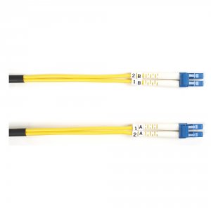 Black FOSM-005M-LCLC Black Box Fiber Optic Duplex Patch Network Cable 