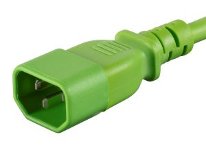 Monoprice 33603 6ft 18awg Green Power Cord Cable With 3 Conductor Pc P