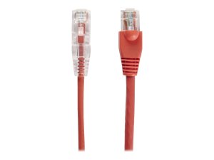 Black C6PC28-RD-20 Slim-net Cat6 250-mhz 28-awg Ethernet Patch Cable -