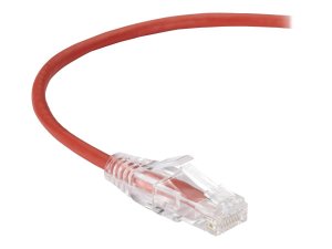 Black C6PC28-RD-20 Slim-net Cat6 250-mhz 28-awg Ethernet Patch Cable -