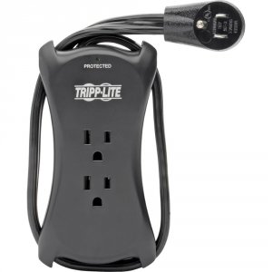 Tripp TRAVELER3USB Notebook Surge Protector Usb Charger 3 Outlet 1050 