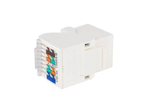 Monoprice 0310BK Cat5e Rj-45 Toolless Keystone  White