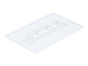 Monoprice 6729 Wall Plate For Keystone_ 3 Hole - White