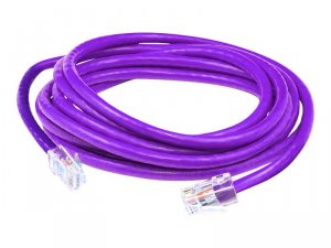 Addon ADD-1FCAT6ANB-PE 1ft Rj-45 Mm Taa Cat6a Purple Patch Cbl