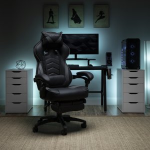 Ofm RSP-110-GRY Respawn Recline Gaming Chrfootrest Gry