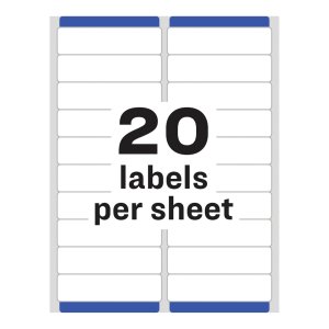 Avery 5161 Avery Easy Peel White Address Labels For Laser Printers (1 