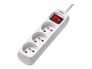 Tripp PS3F15 Power Strip 3-out French Type E Outlet