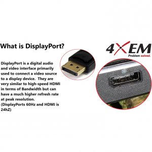 4xem 4XDPMVGAM10FT 10ft 3m Displayport To Vga Mm