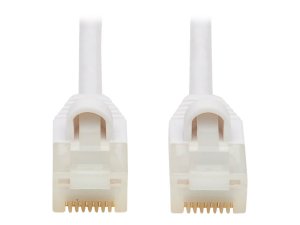 Tripp N261AB-S01-WH Cat6a Cable Antibacterial Slim Mm 1ft