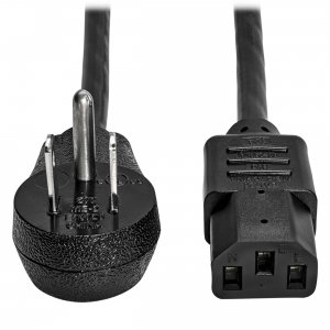 Tripp P007-003-15D Desktop Computer Power Cord, Right-angle 5-15p To C