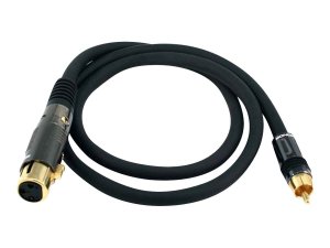 Monoprice 4784 Xlr Female To Rca Male 16awg Cable 3ft