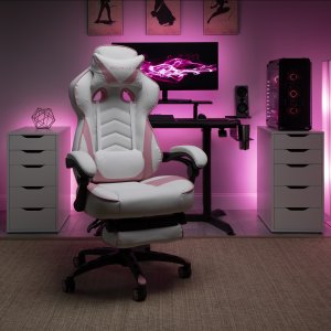 Ofm RSP-110-PNK Respawn Recline Gaming Chrfootrest Pnk