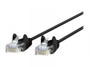 Belkin CE001B03-BLK-S 3ft Cat6 Utp Patch Cbl Snagless Blk