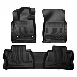 Husky 99581 Liners Weatherbeater Black Front And 2nd Seat Floor Liner-