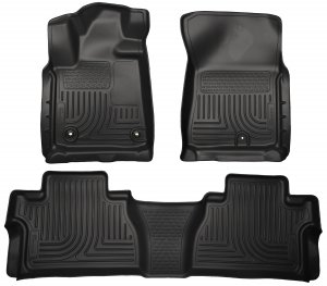 Husky 99581 Liners Weatherbeater Black Front And 2nd Seat Floor Liner-