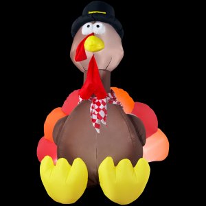 Gardman G08 25663 Gemmy Airblown Turkey 6'