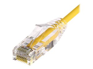 Unc CS6-05F-YLW 5ft Cat6 Clearfit Slim Patch Cable Ylw