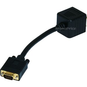 Monoprice 2679 Video Splitter - Vga-m To Vga-f X 2