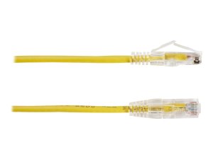 Black C6PC28-YL-15 Slim-net Cat6 250-mhz 28-awg Ethernet Patch Cable -