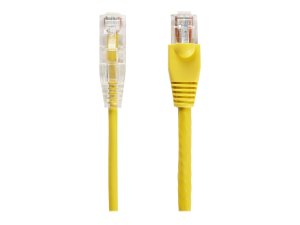 Black C6PC28-YL-15 Slim-net Cat6 250-mhz 28-awg Ethernet Patch Cable -