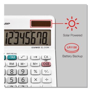 Victor EL-334WB Desktop Calc, Kickstand, 12 Dg