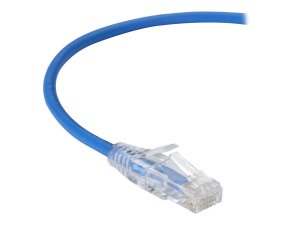 Black C6PC28-BL-12 Slim-net Cat6 250-mhz 28-awg Ethernet Patch Cable -