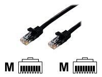 Bytecc C6EB-10K Cat 6 Black Color Cable, 10 Inch Length