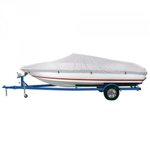 Dallas BC1301D Reflective Polyester Boat Cover D- 17-19 V-hull  Runabo