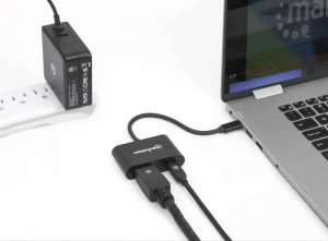 Manhattan 153447 Usb-c To Displayport Converter With Pd P