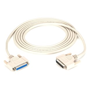 Black BC00705 Db25 Extension Cable, Db25 Male, Db25 Fe