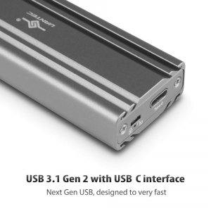 Vantec NST-206C3-SG M.2 Nvme Ssd To Usb 3.1 Type C Enclosure