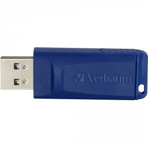 Verbatim 98659 128gb Usb Flash Drive - Blue - 128 Gb - Blue - 1 Pack -