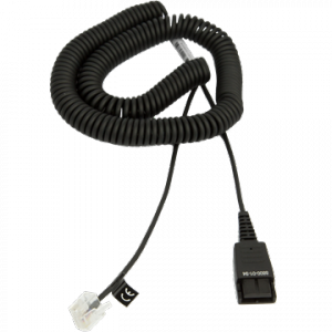 Jabra 8800-01-89 Biz 2400 Qd To Rj9 Coiled Cord