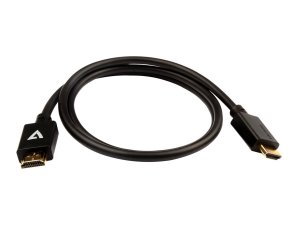 V7 V7HDMIPRO-1M-BLK 1m Blk Vid Cabl Hdmi 2.1 Mm